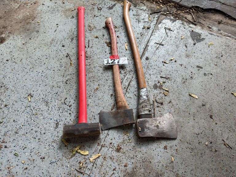 Sledgehammer and axes