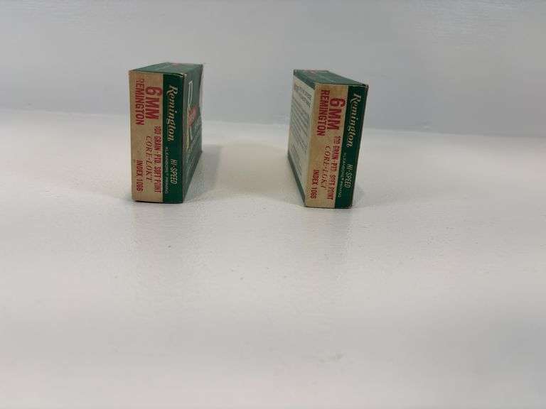 6 mm Remington ammunition ￼