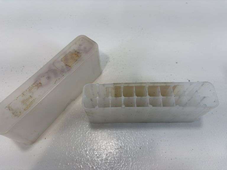 Plastic ammunition cases