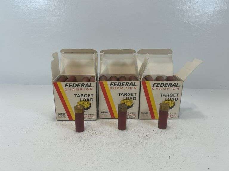 Vintage Federal Champion 12 GA shotgun shells
