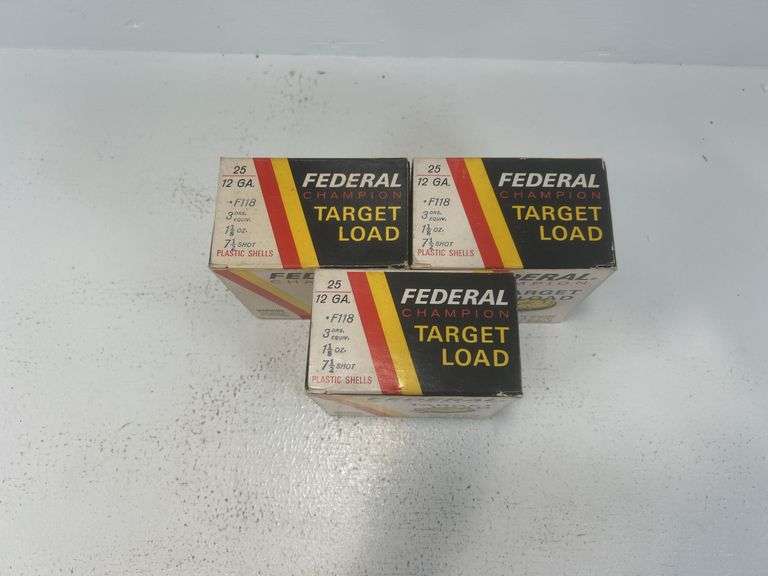 Vintage Federal Champion 12 GA shotgun shells