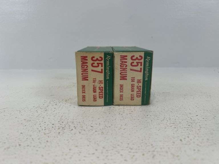 Vintage Remington 357 Magnum ammunition