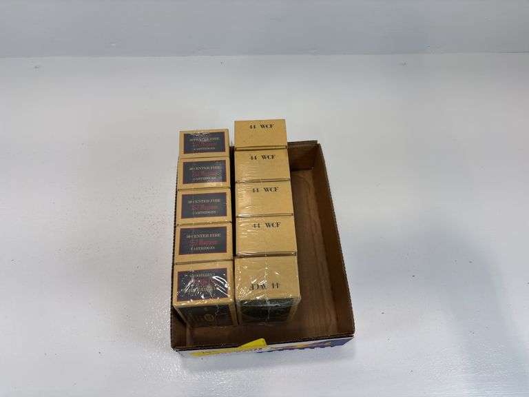 357 Magnum and 44WCF cartridge boxes