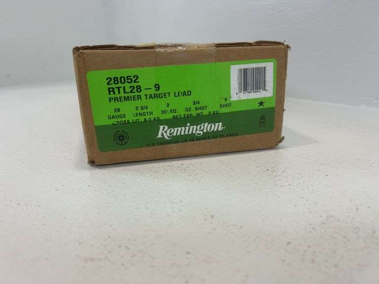 Remington 28 gauge two and three-quarter shot shells