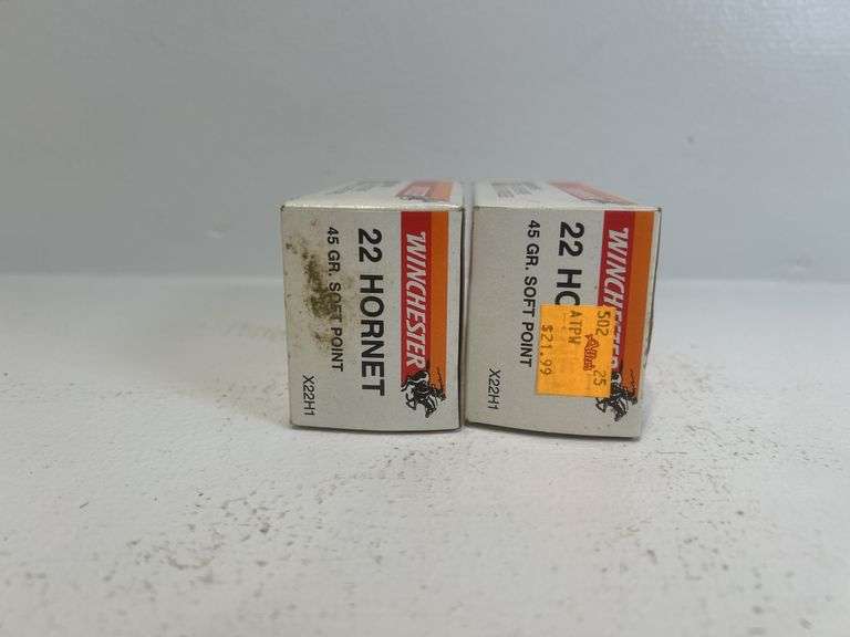 Vintage Winchester 22 hornet ammunition