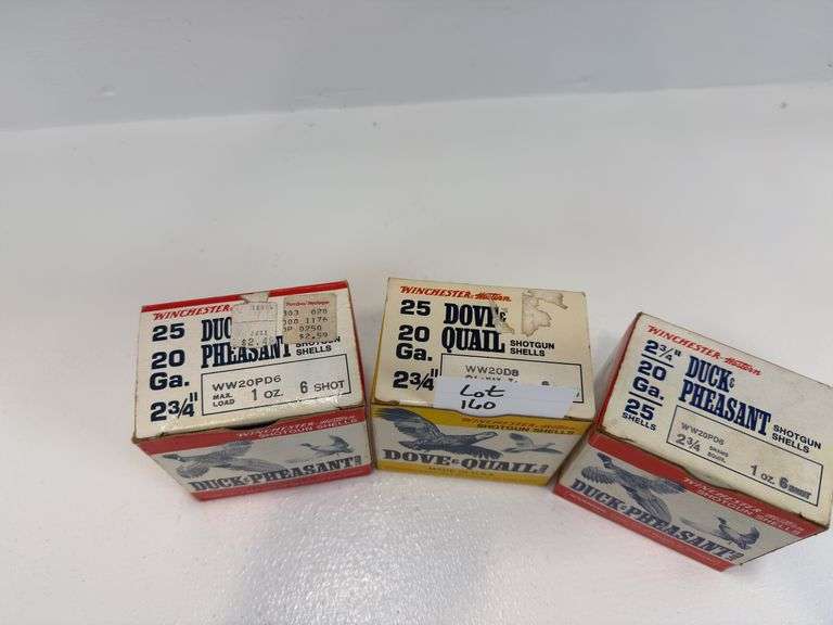 Vintage Winchester Western 20 GA shotgun shells