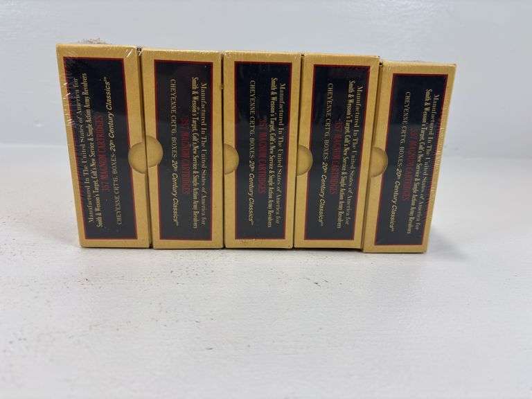 357 Magnum and 44WCF cartridge boxes