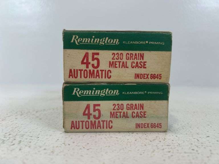 Vintage Remington 45 auto ammunition