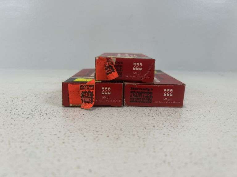 Vintage Hornady Frontier 222 ammunition