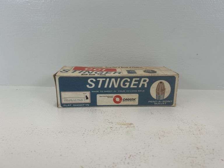 Vintage CCI Stinger 22 LR ammunition