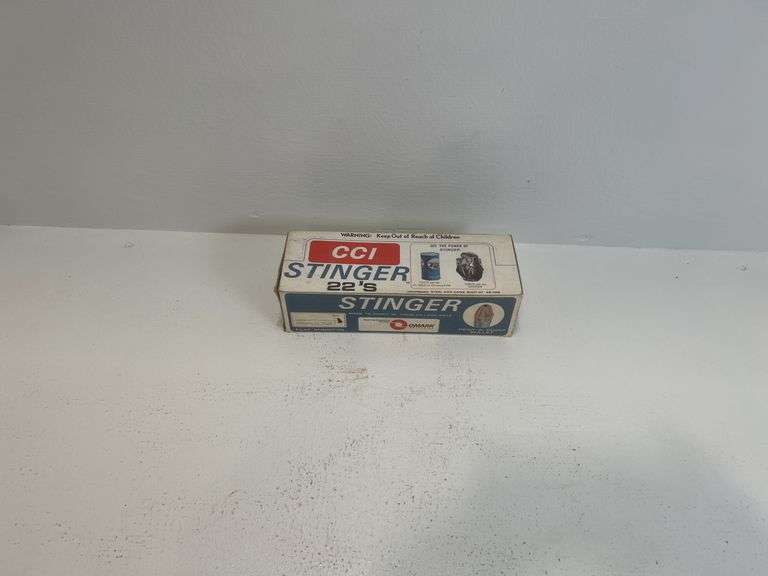 Vintage CCI Stinger 22 LR ammunition
