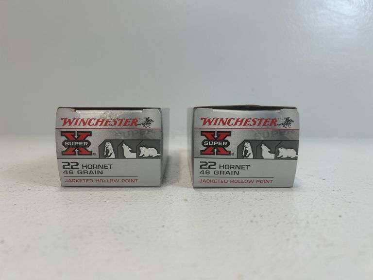 Winchester super X 22 hornet ammunition