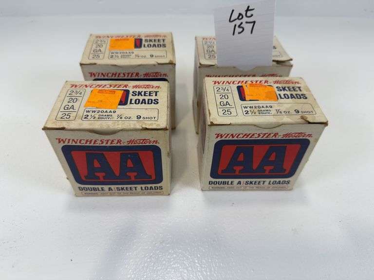 Vintage Winchester AA 20 GA shells