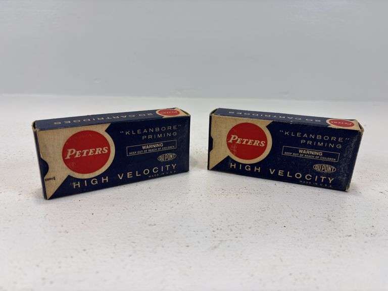 Vintage Peters High Velocity 221 REM Fireball ammunition