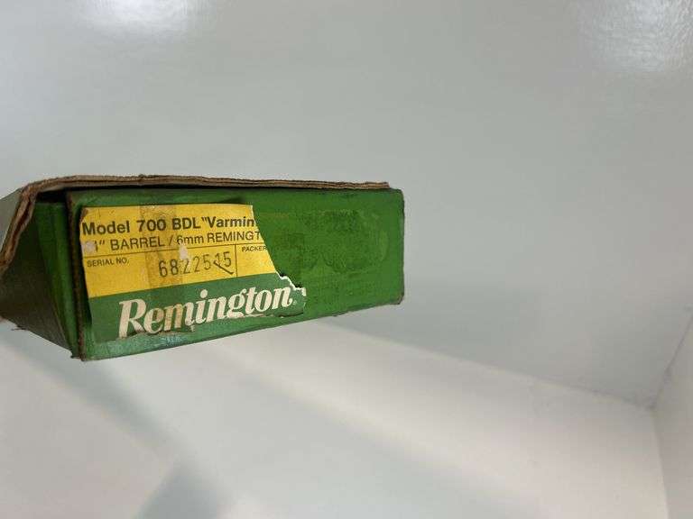 Remington 700 6mm Rem-BULL BARREL