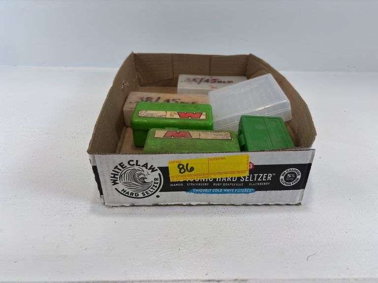 Plastic ammunition cases