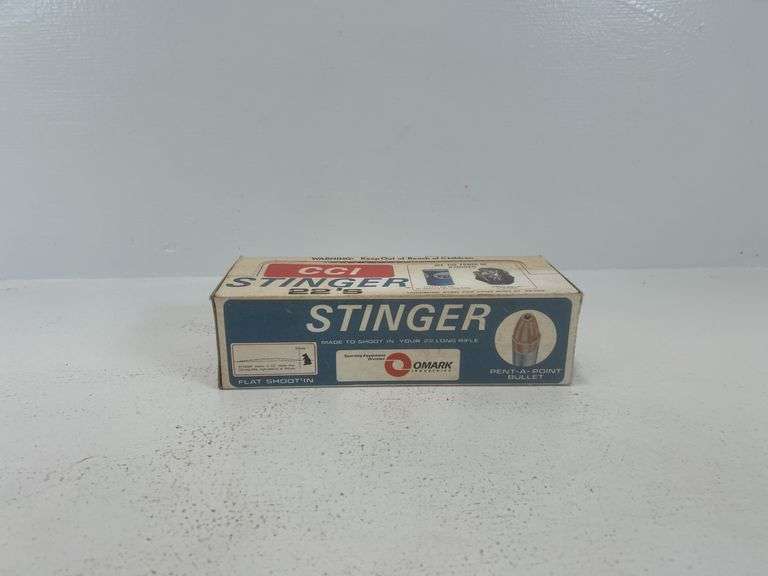 Vintage CCI Stinger 22 LR ammunition