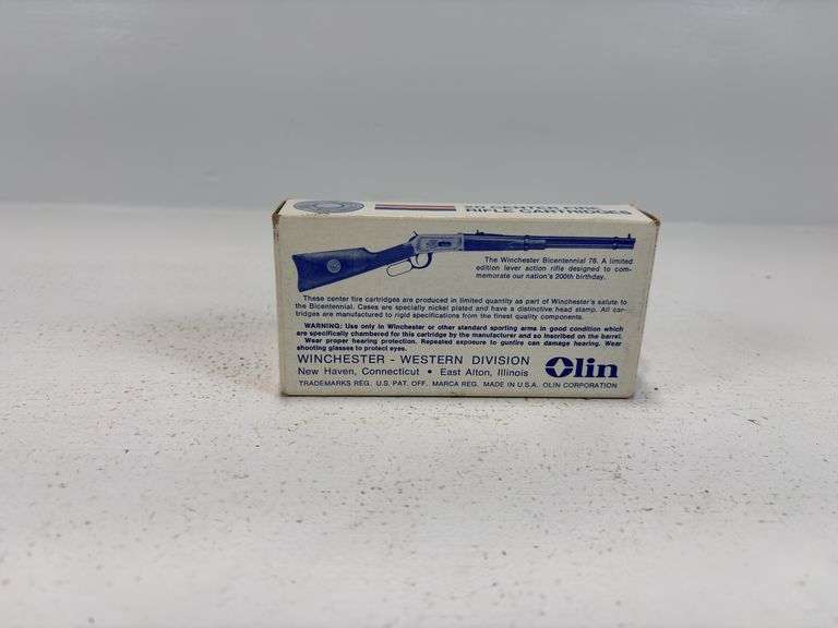 Winchester bicentennial 30–30 ammunition ￼
