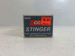 Vintage CCI Stinger 22 LR ammunition