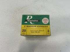 Vintage Remington 20 GA 3” Magnum shotgun shells