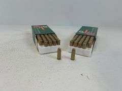 Vintage 38 automatic Colt pistol ammunition