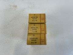 Vintage Super-Vel Police 9mm Luger ammunition