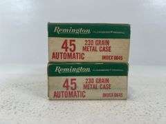 Vintage Remington 45 auto ammunition