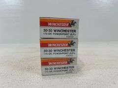 Winchester super X 30–30 ammunition. ￼