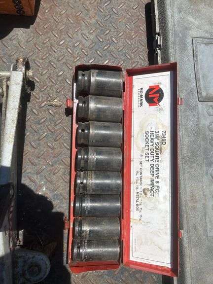 Nu-Mark 3/4” impact sockets
