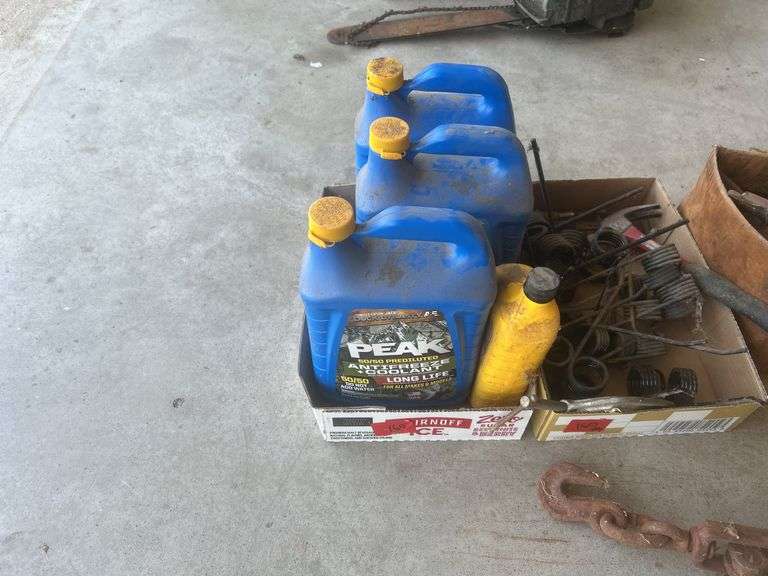 Antifreeze, Cain binder, pickup teeth, sickle guards