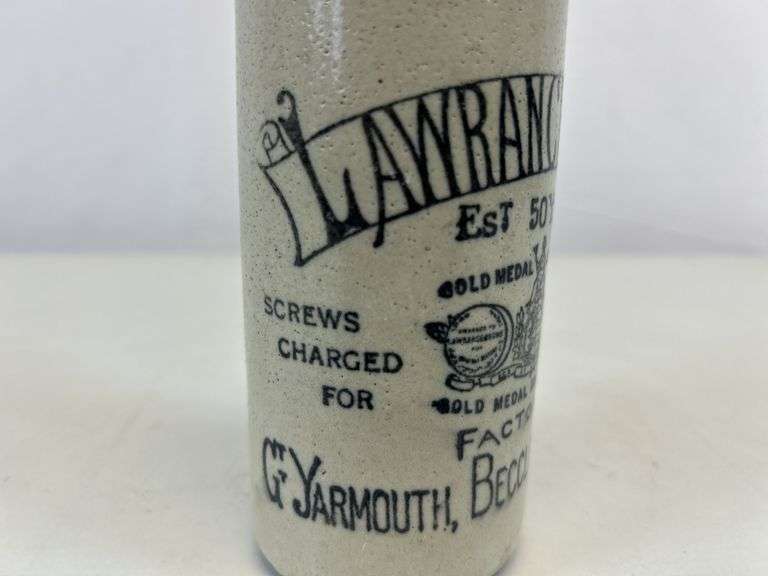 Lawrance & Son’s antique bottle