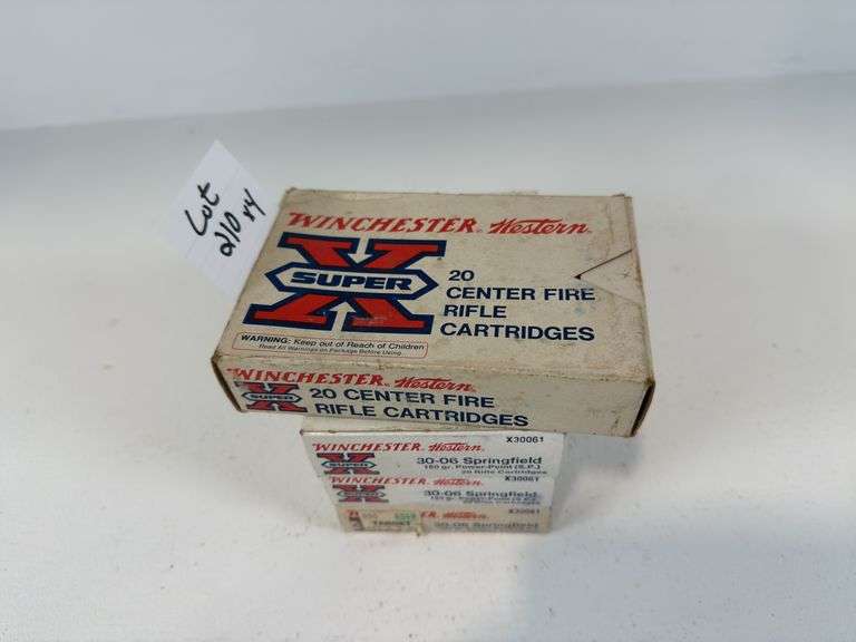Vintage Winchester Super X 30-06 Springfield ammunition