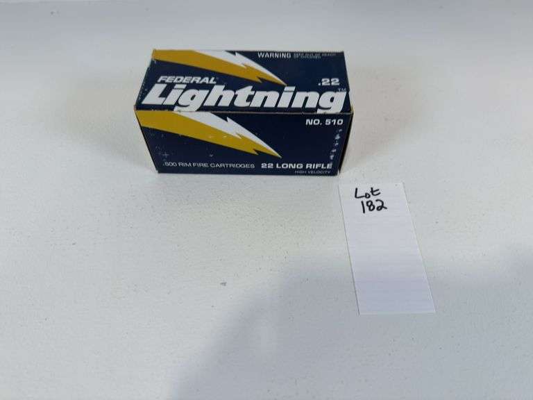Federal Lightning .22 LR ammunition