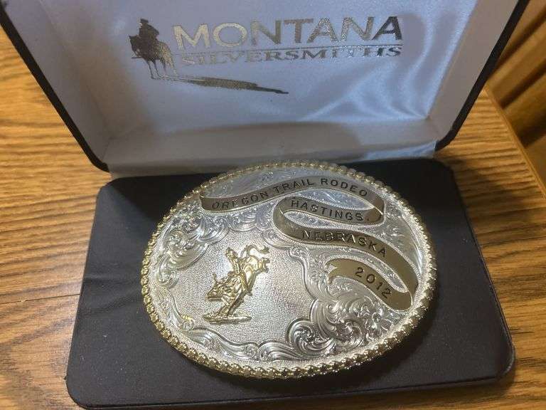 Montana Silversmith — Oregon Trail rodeo belt buckles