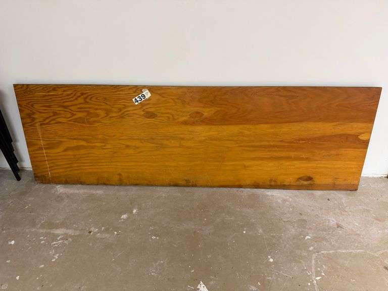 Large 8 foot wooden top table