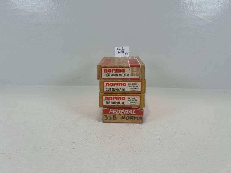 Reloaded 358 Norma Magnum ammunition