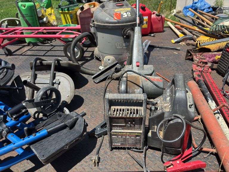 Shop vac, edger, and more