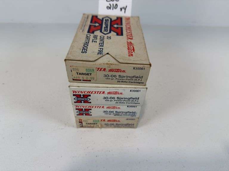 Vintage Winchester Super X 30-06 Springfield ammunition