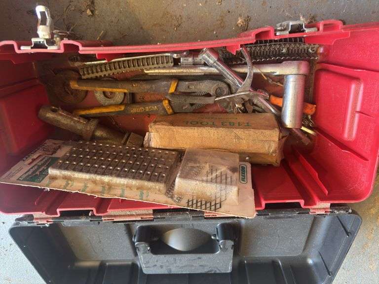 Toolboxes with tools