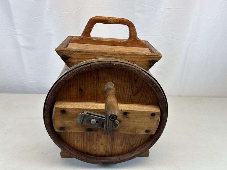 Antique barrel churn
