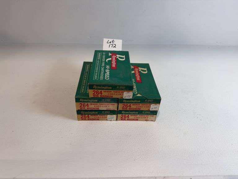 Vintage Remington 264 Winchester Magnum ammunition ￼
