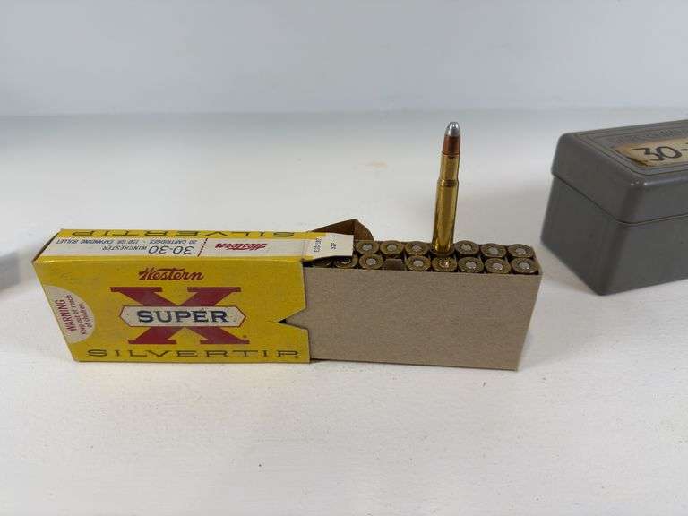 Vintage Winchester Western Super X 30-30 ammunition