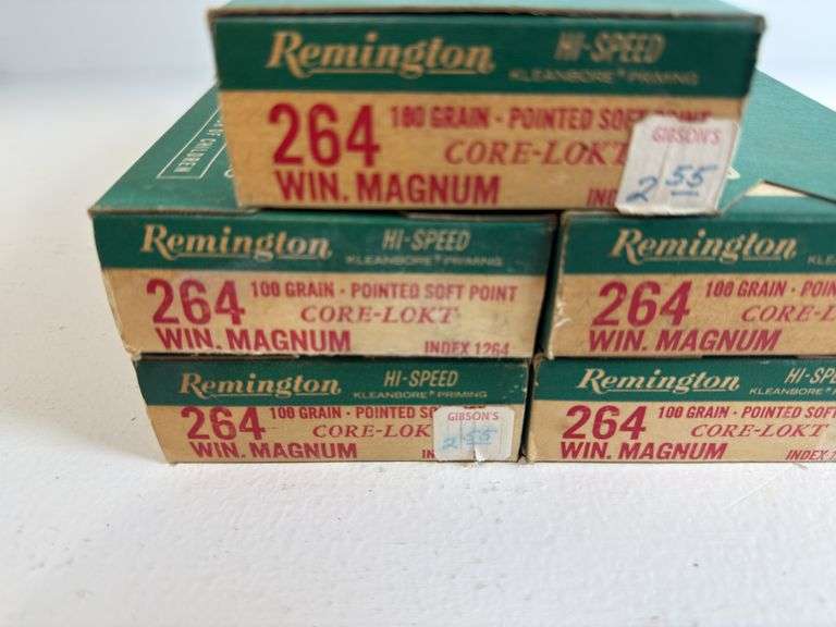 Vintage Remington 264 Winchester Magnum ammunition ￼