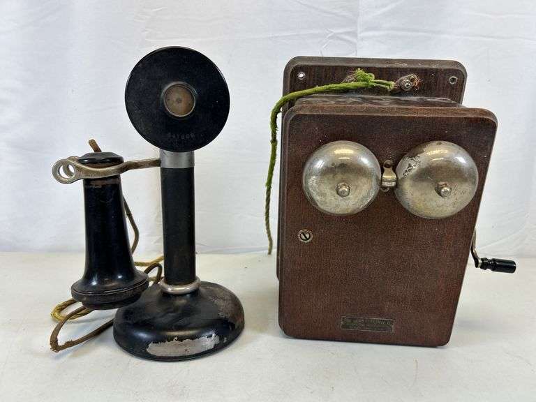 Antique Dean Electric Co. Telephone apparatus