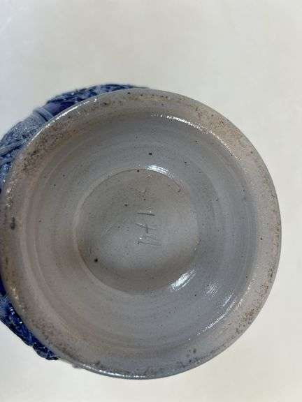 Antique stoneware pitcher ￼