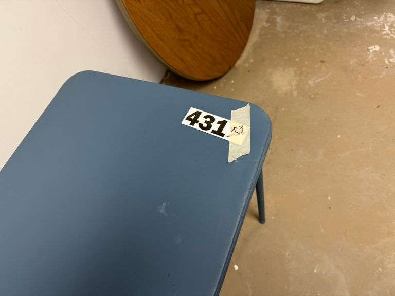 Folding tables quantity three