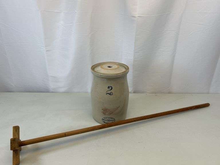 Red Wing #2 butter churn crock