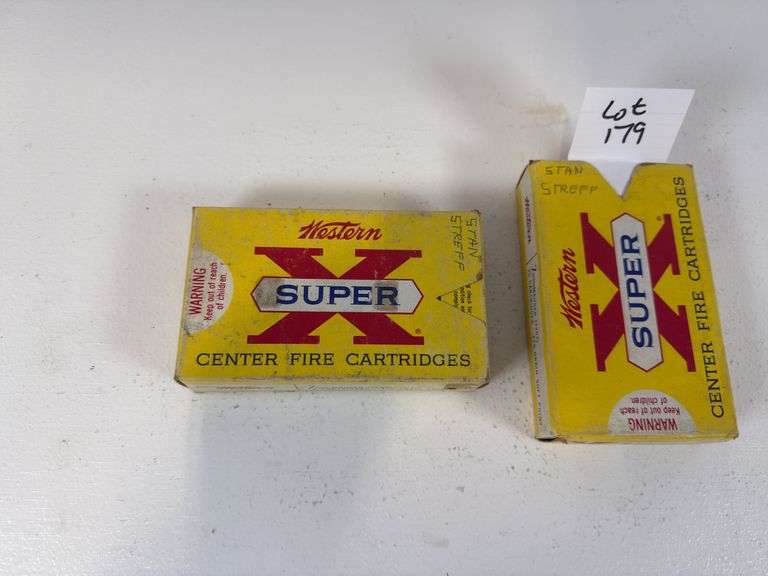 Vintage Western Super X 7mm Mauser ammunition