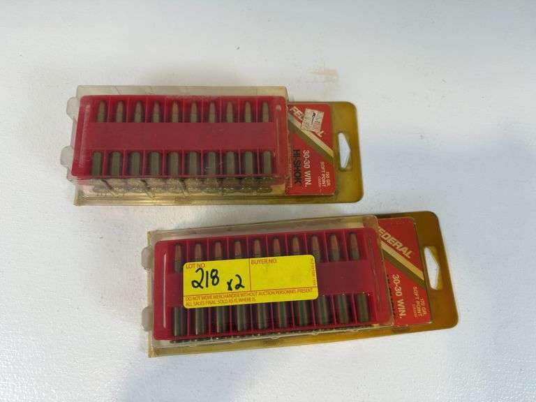 Vintage Federal 30-30 ammunition