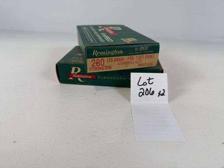 Vintage Remington 280 Remington ammunition